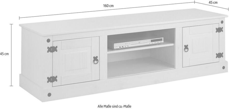 Home affaire Tv-meubel MEXICO Commode breedte 160 cm - Foto 5