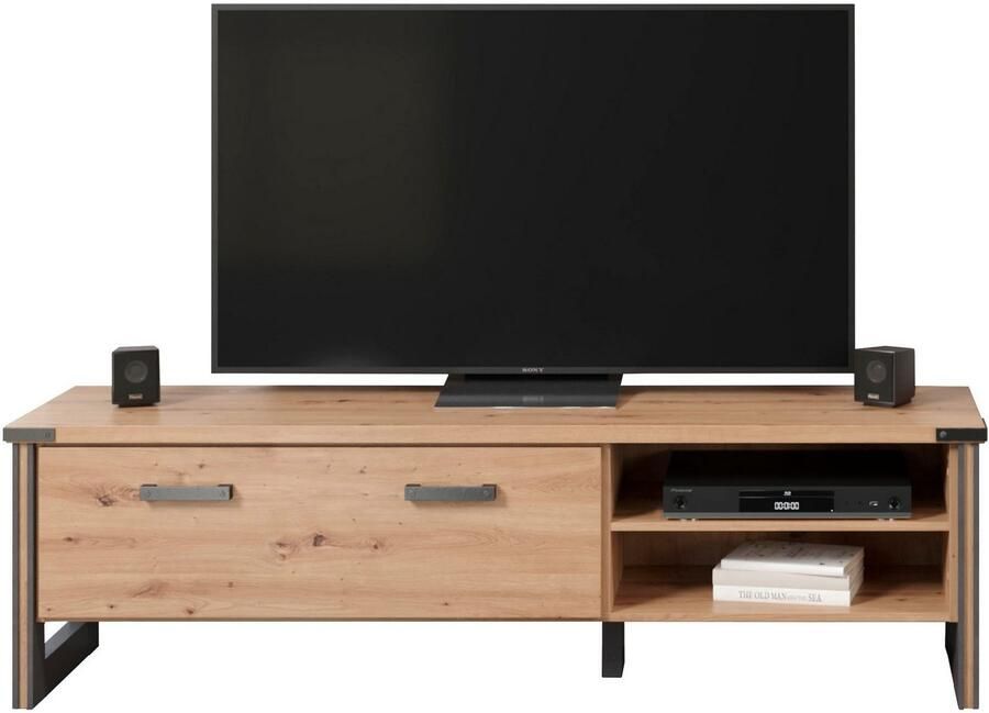 Home affaire Tv-meubel Mia Houtlook eiken 178 cm brede kast (1 stuk) - Foto 3