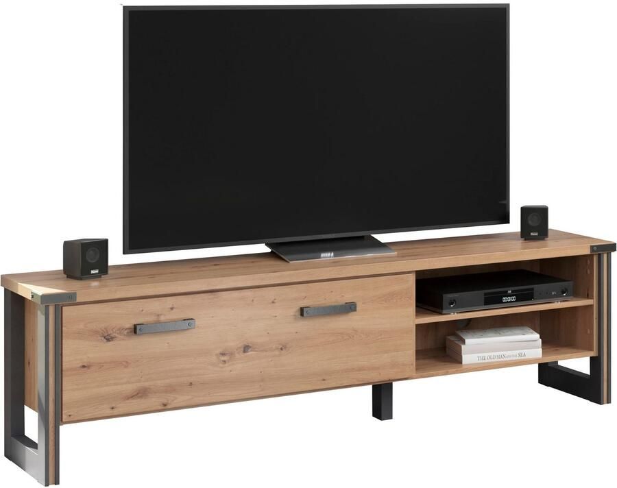 Home affaire Tv-meubel Mia Houtlook eiken 178 cm brede kast (1 stuk) - Foto 2