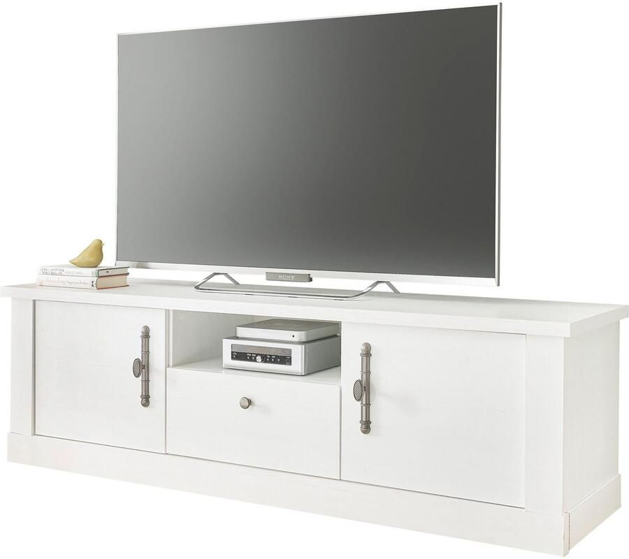 Home affaire Tv-meubel Ravenna in romantische landelijke stijl grepen van metaal breedte 155 cm - Foto 2