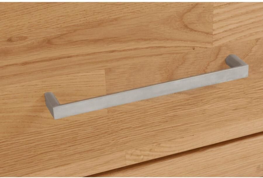 Home affaire Tv-meubel Ribe 160cm breed 55cm hoog Corpus houtmateriaal glazen inzet van gehard glas planken verstelbaar - Foto 3