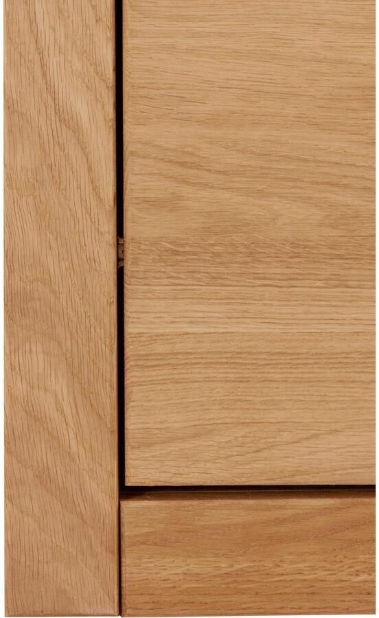 Home affaire Tv-meubel Ribe 160cm breed 55cm hoog Corpus houtmateriaal glazen inzet van gehard glas planken verstelbaar - Foto 8