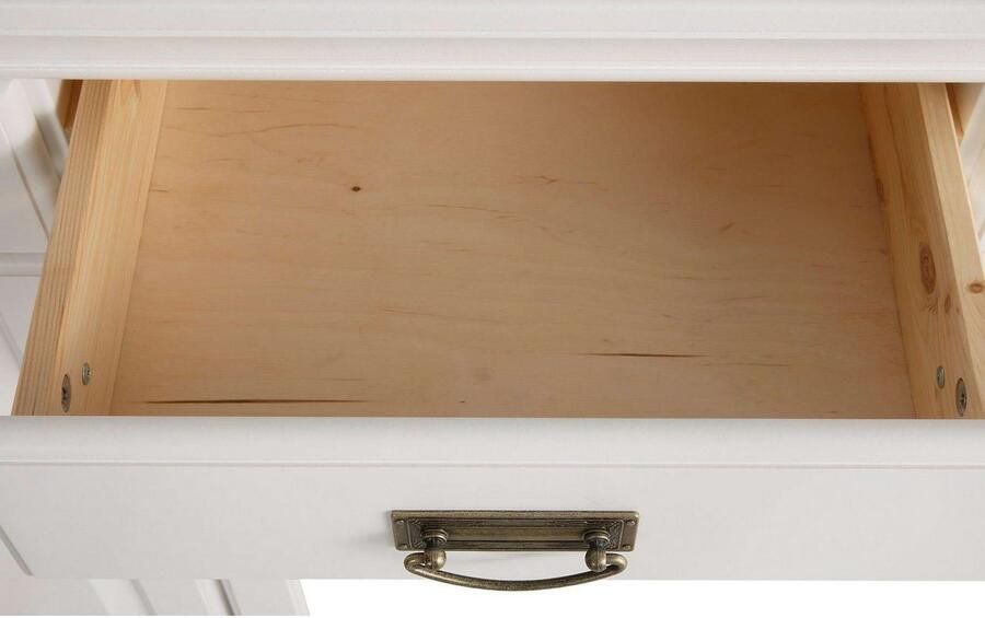 Home affaire Tv-meubel Rügen gecertificeerd massief hout breedte 180 cm in landhuisstijl - Foto 6