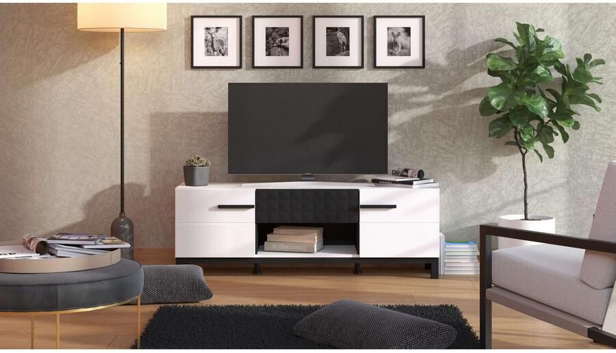 Home affaire Tv-meubel Sarthe breedte 147 5 cm TV-lowboard TV-kast TV-stand - Foto 3