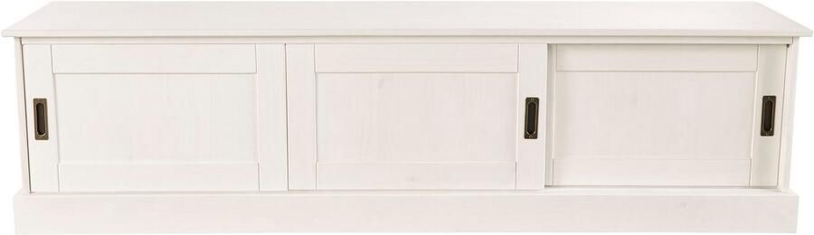 Home affaire Tv-meubel Schröder Commode met 3 schuifdeuren van massief dennenhout - Foto 8