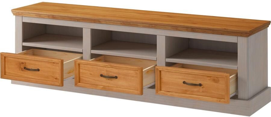 Home affaire Tv-meubel Selma TV-commode breedte 170 cm 3 lades - Foto 4