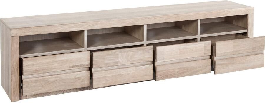 Home affaire Tv-meubel Silkeborg mooie greeploze look breedte 180 cm - Foto 4