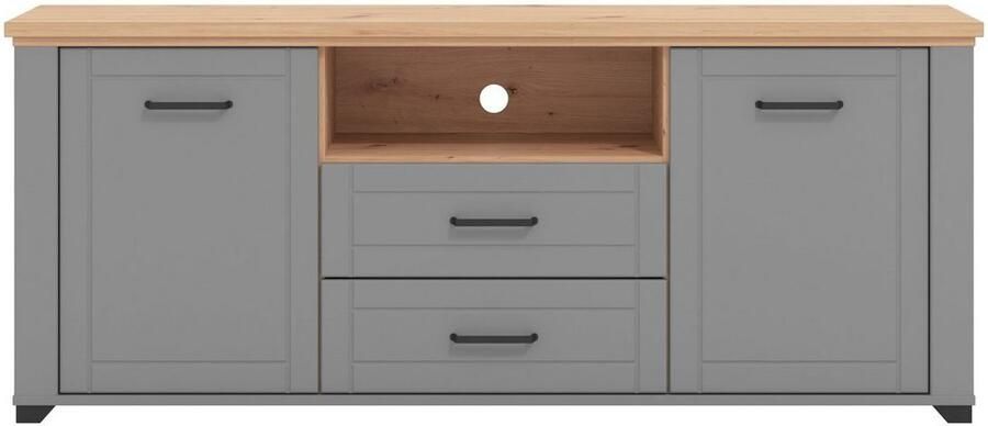 Home affaire Vitrinekast Valencia Deuren en legplanken met 4 mm veiligheidsglas - Foto 8