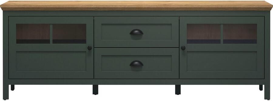 Home affaire Tv-meubel Vienna Lowboard met verlichting en volledig uittrekbare lade B D H 184 45 64 cm (1 stuk) - Foto 9