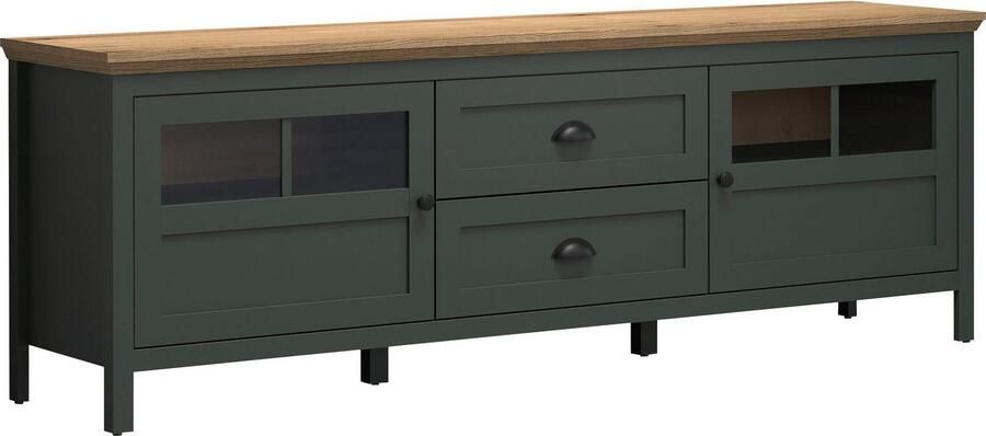 Home affaire Tv-meubel Vienna Lowboard met verlichting en volledig uittrekbare lade B D H 184 45 64 cm (1 stuk) - Foto 8