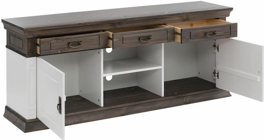 Home affaire Tv-meubel Vinales Breedte 158 cm met 3 lades - Foto 9