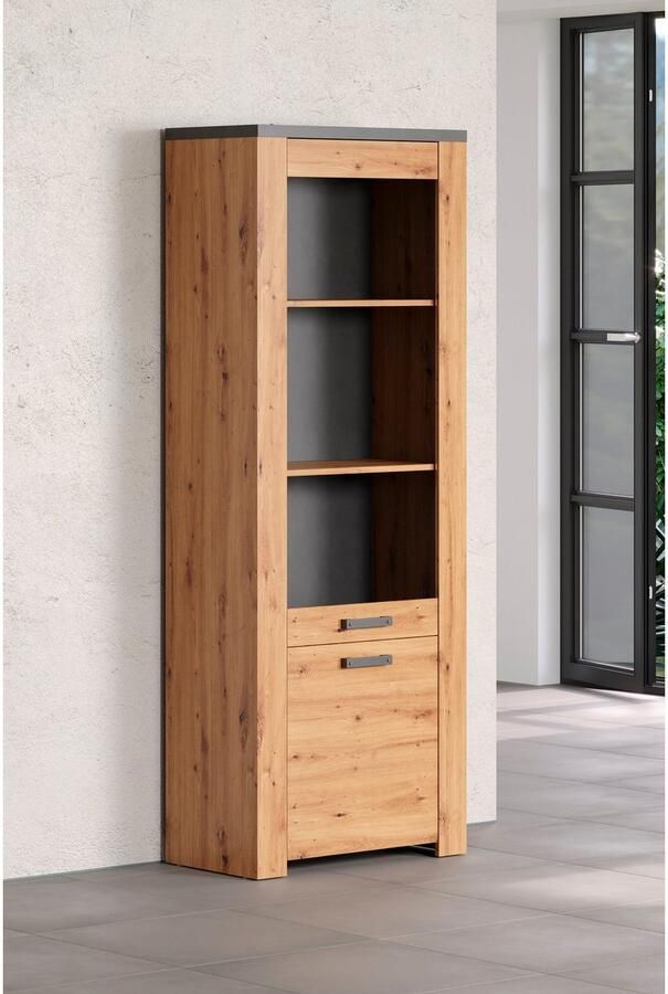 Home affaire Vitrinekast Ambres met glasdeur breedte 73 cm draairichting links of rechts (1 stuk) - Foto 5