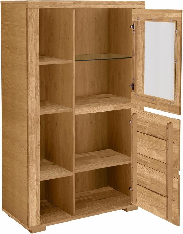 Home affaire Vitrinekast Denis Opbergvitrine hoogte 145 cm