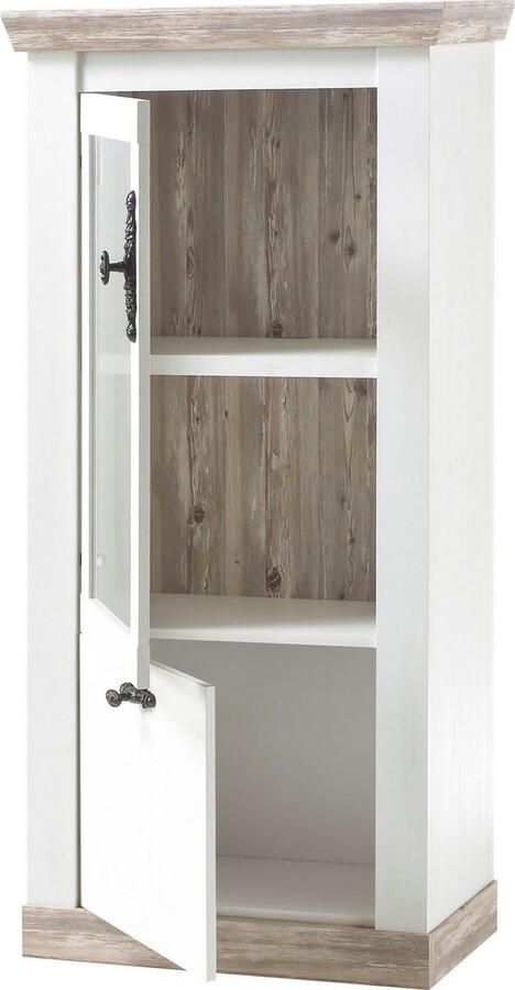 Home affaire Vitrinekast Florence in romantische landelijke look hoogte 146 cm - Foto 4