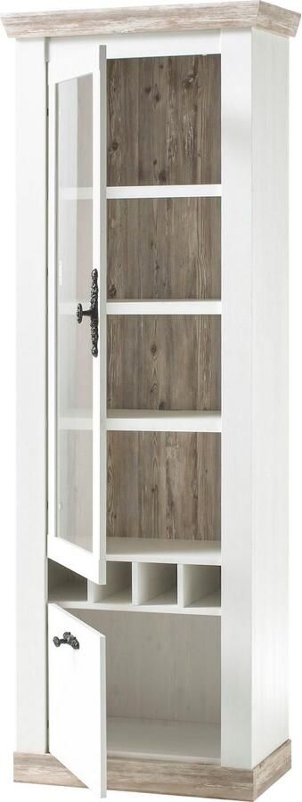 Home affaire Vitrinekast Florence in romantische landelijke look hoogte 201 cm - Foto 7