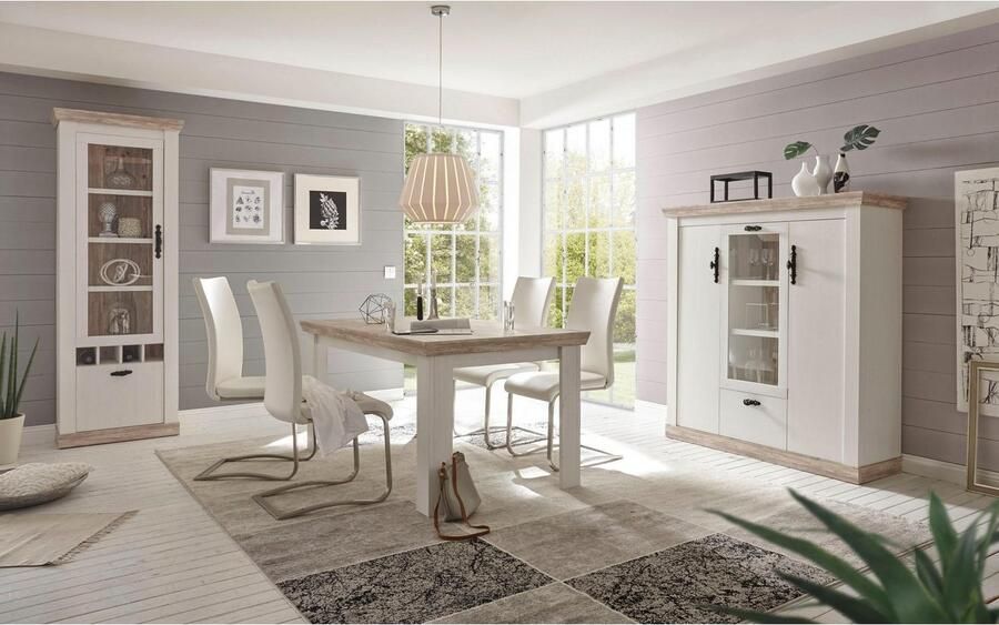 Home affaire Highboard Florence in romantische landelijke look breedte 140 cm - Foto 7
