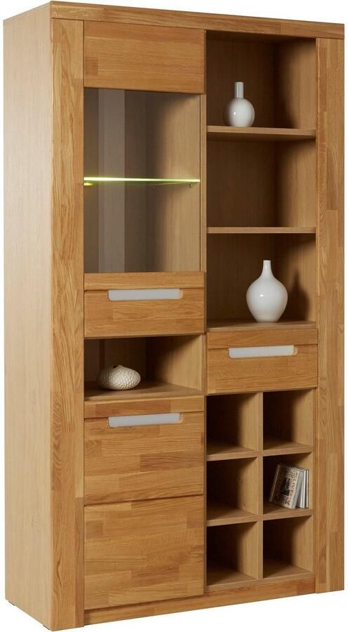 Home affaire Vitrinekast Kolding gedeeltelijk massief - Foto 9