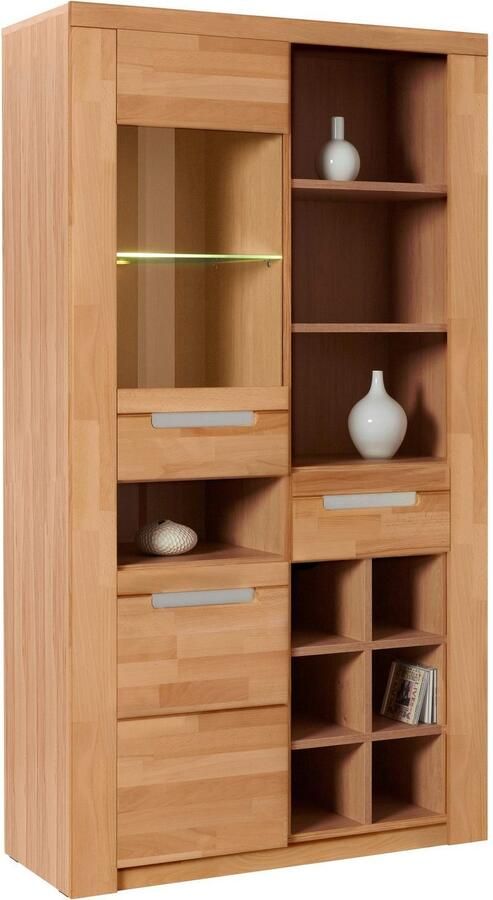 Home affaire Vitrinekast Kolding gedeeltelijk massief - Foto 9