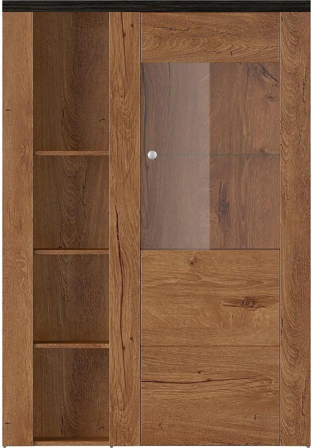 Home affaire Vitrinekast Larona tijdloze glazen vitrine hoge kast hoogte 145 cm - Foto 3