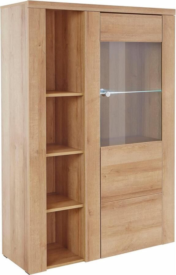 Home affaire Vitrinekast Larona tijdloze glazen vitrine hoge kast hoogte 145 cm - Foto 8