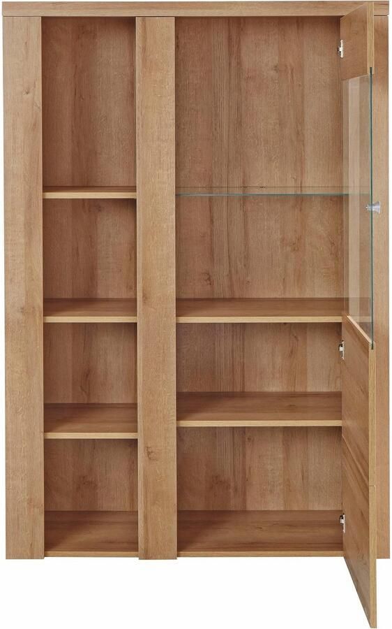 Home affaire Vitrinekast Larona tijdloze glazen vitrine hoge kast hoogte 145 cm - Foto 9