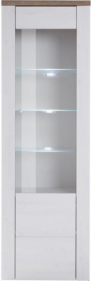 Home affaire Vitrinekast Larona tijdloze glazen vitrine hoge kast hoogte 205 6 cm - Foto 12