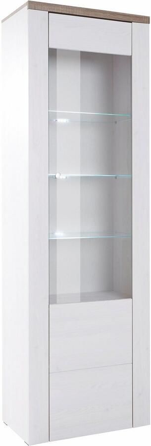 Home affaire Vitrinekast Larona tijdloze glazen vitrine hoge kast hoogte 205 6 cm - Foto 11