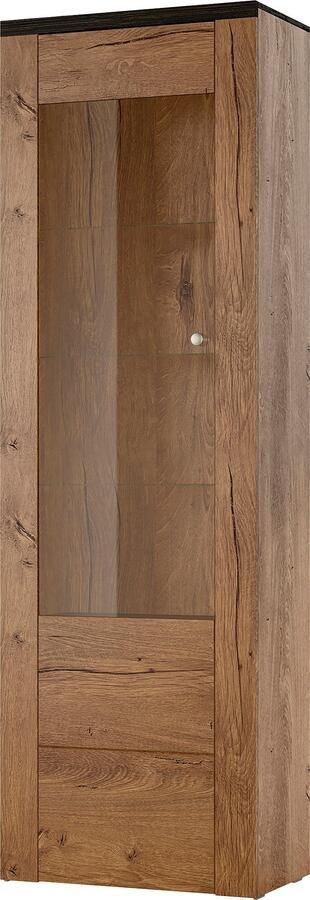 Home affaire Vitrinekast Larona tijdloze glazen vitrine hoge kast hoogte 205 6 cm - Foto 6