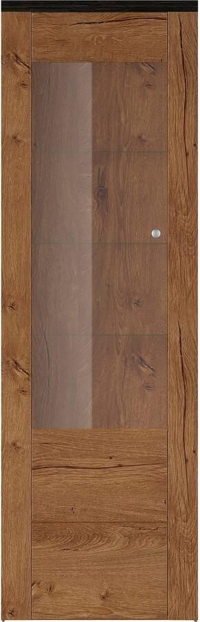 Home affaire Vitrinekast Larona tijdloze glazen vitrine hoge kast hoogte 205 6 cm - Foto 5