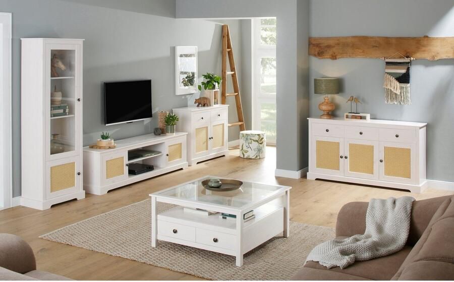 Home affaire Tv-meubel LINDA Commode met weide-deurenfronten mooie metalen grepen breedte 175 cm - Foto 5