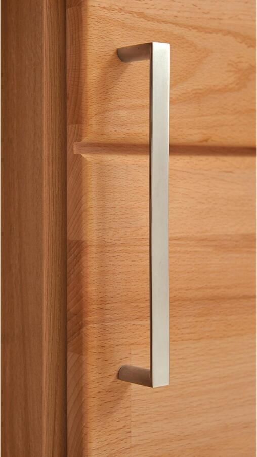 Home affaire Vitrinekast Logo 100cm hoog 42 cm diep fronten massief hout 6 vakken - Foto 10