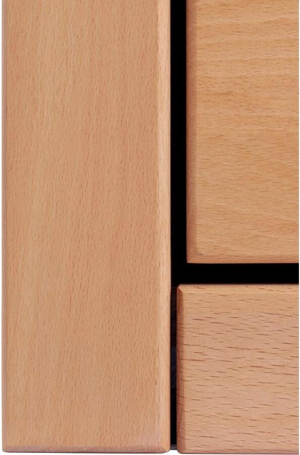 Home affaire Vitrinekast Logo 190cm hoog 42 cm diep fronten massief hout 10 vakken - Foto 7