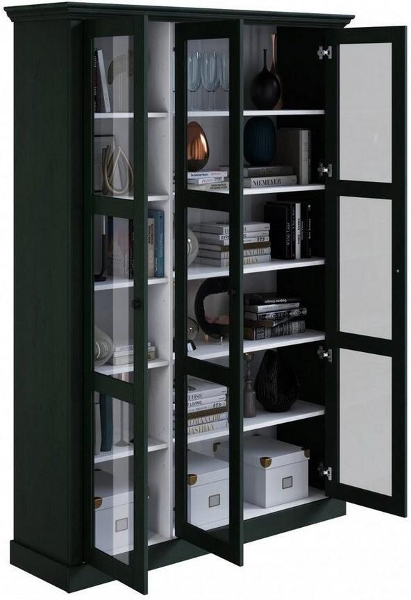 Home affaire Vitrinekast Meliss van massief grenen met veel bergruimte - Foto 4