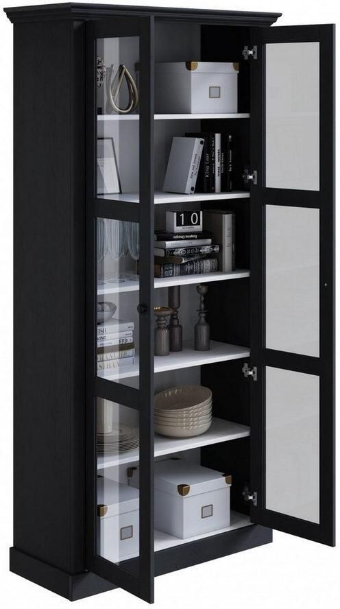 Home affaire Vitrinekast Meliss van massief grenen met veel bergruimte - Foto 4