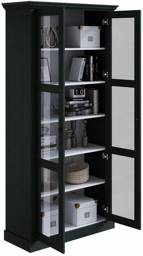 Home affaire Vitrinekast Meliss van massief grenen met veel bergruimte - Foto 4