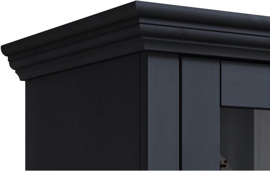 Home affaire Vitrinekast Meliss van massief grenen met veel bergruimte - Foto 3