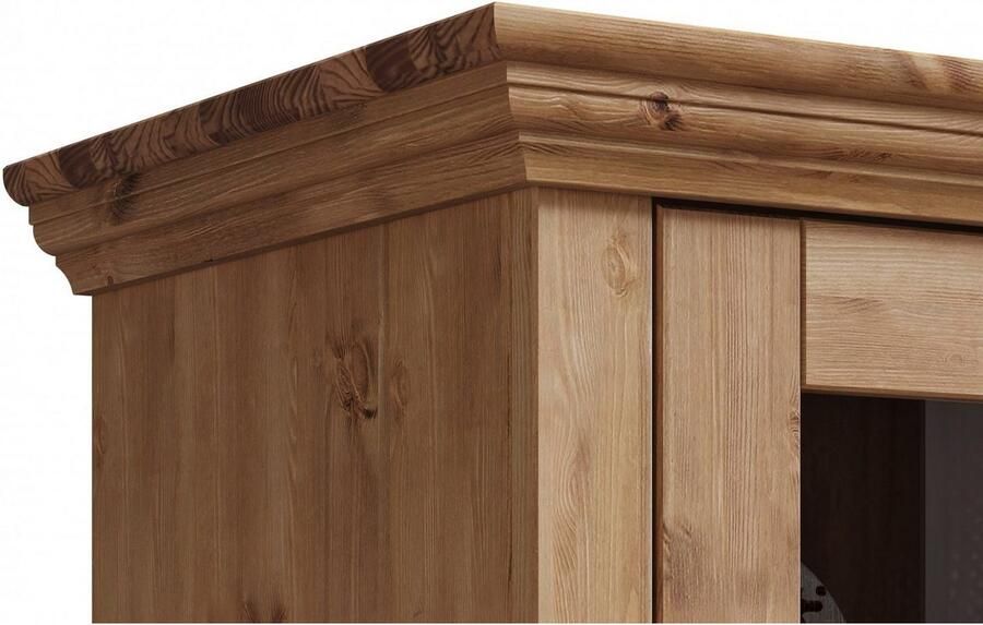 Home affaire Vitrinekast Meliss van massief grenen met veel bergruimte - Foto 3