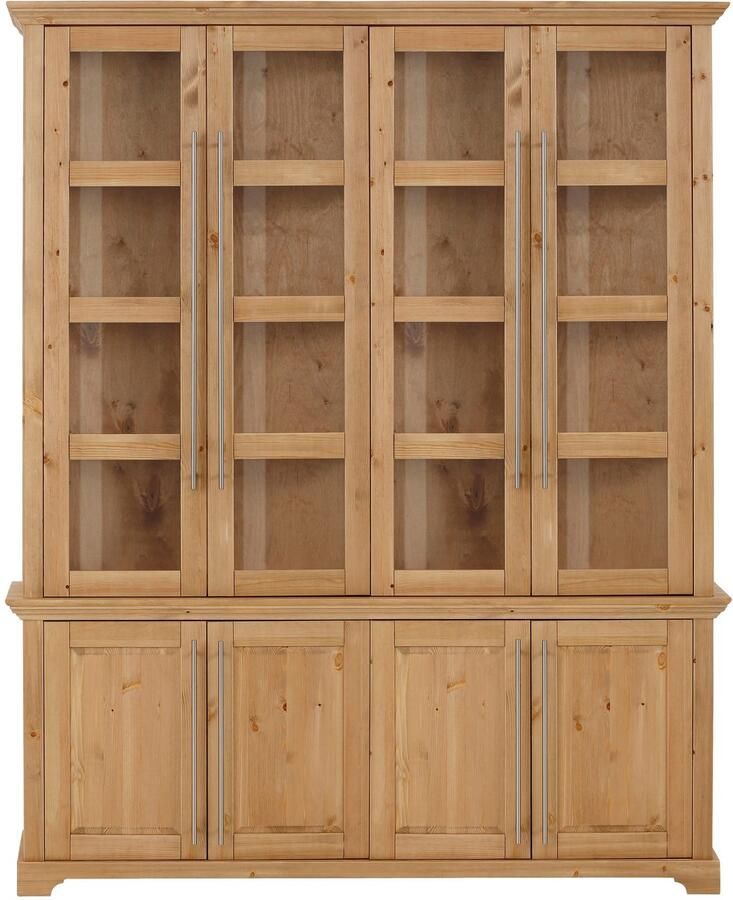 Home affaire Vitrinekast Meliss van massieve dennen fsc breedte 171 cm - Foto 3