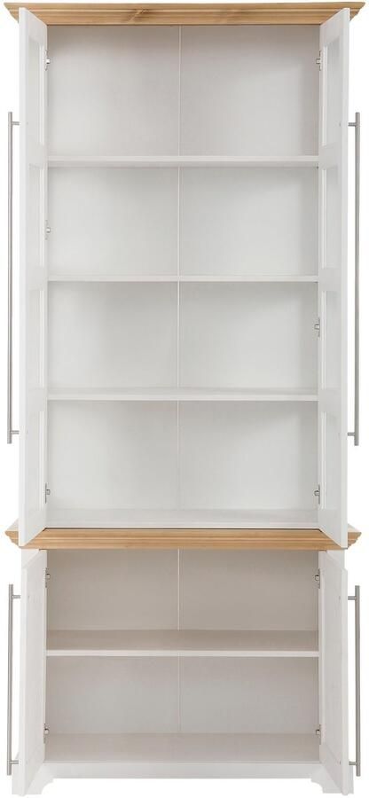 Home affaire Vitrinekast Meliss van massieve dennen fsc breedte 94 cm - Foto 2