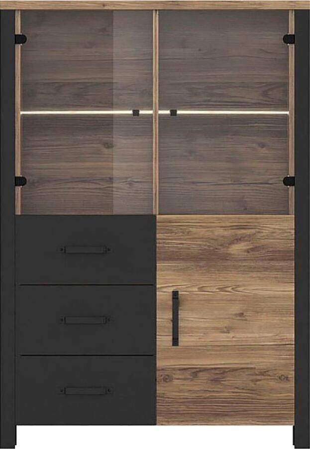 Home affaire Vitrinekast Olin Hoogte 146 cm - Foto 3