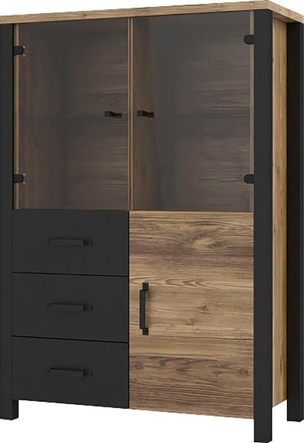 Home affaire Vitrinekast Olin Hoogte 146 cm - Foto 4