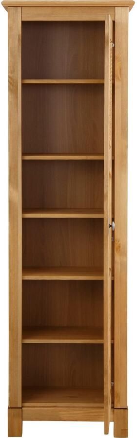 Home affaire Vitrinekast Rauna vitrinekast opbergkast Hoogte 180 cm van massief grenen - Foto 5