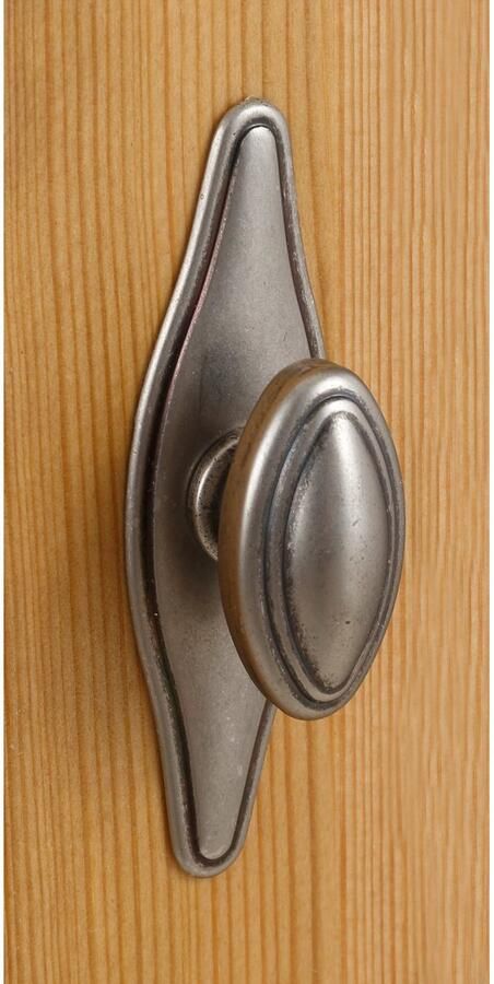 Home affaire Vitrinekast Rauna vitrinekast opbergkast Hoogte 180 cm van massief grenen - Foto 3