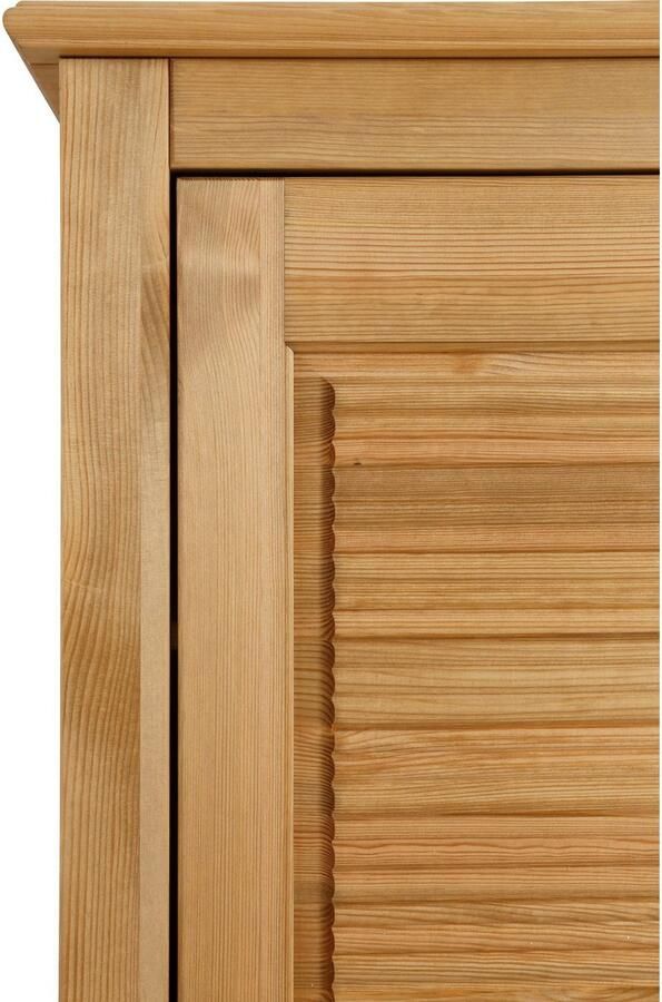 Home affaire Vitrinekast Rauna vitrinekast opbergkast Hoogte 180 cm van massief grenen
