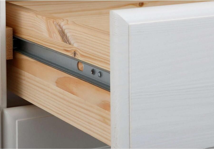 Home affaire Tv-meubel Rügen gecertificeerd massief hout breedte 180 cm in landhuisstijl - Foto 4