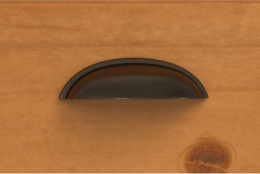 Home affaire Vitrinekast Schröder met 1 schuifdeur 2 lades van massief grenenhout breedte 55cm - Foto 2