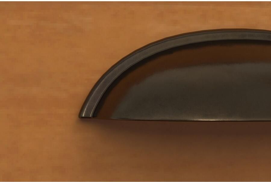 Home affaire Vitrinekast Schröder met 1 schuifdeur 2 lades van massief grenenhout breedte 55cm