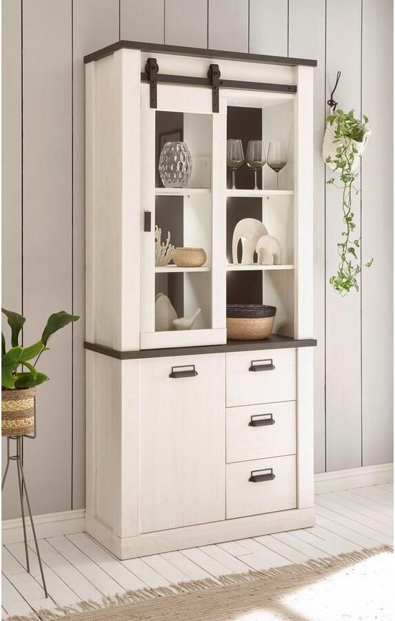 Home affaire Vitrinekast Sherwood Breedte ca. 93 cm - Foto 4