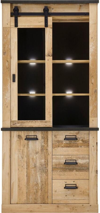 Home affaire Vitrinekast Sherwood Breedte ca. 93 cm - Foto 4