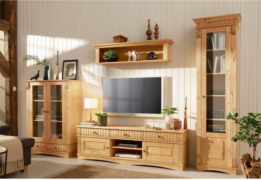 Home affaire Tv-meubel Teresa Commode van massief dennenhout breedte 154 cm - Foto 4